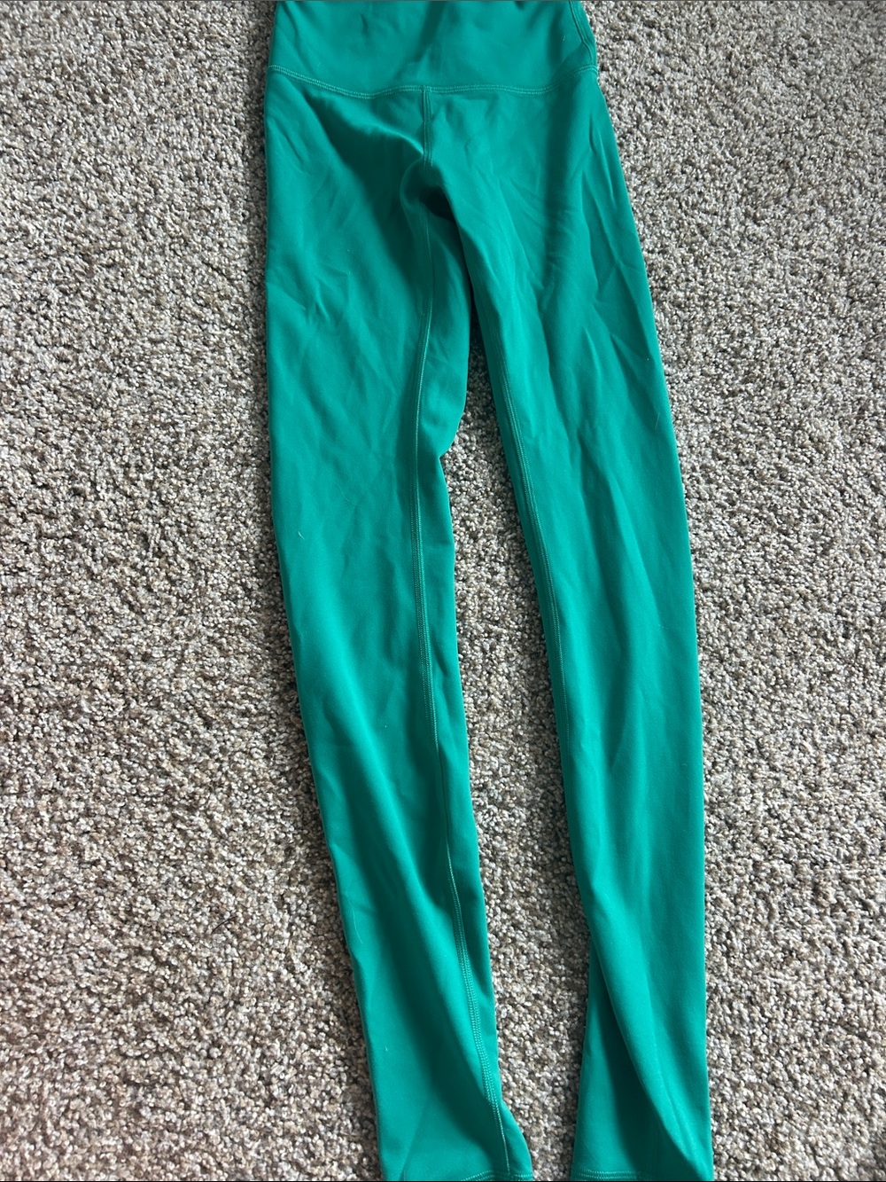 Lululemon Green High-Waisted Active Leggings